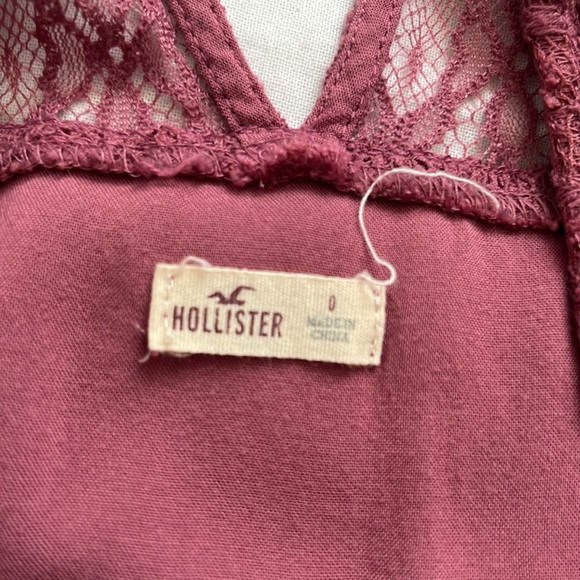 Hollister Pink Lace Long Sleeve Dress - Picture 3 of 3